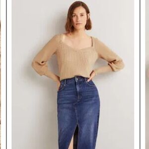 Boden cropped/ waist sweater
